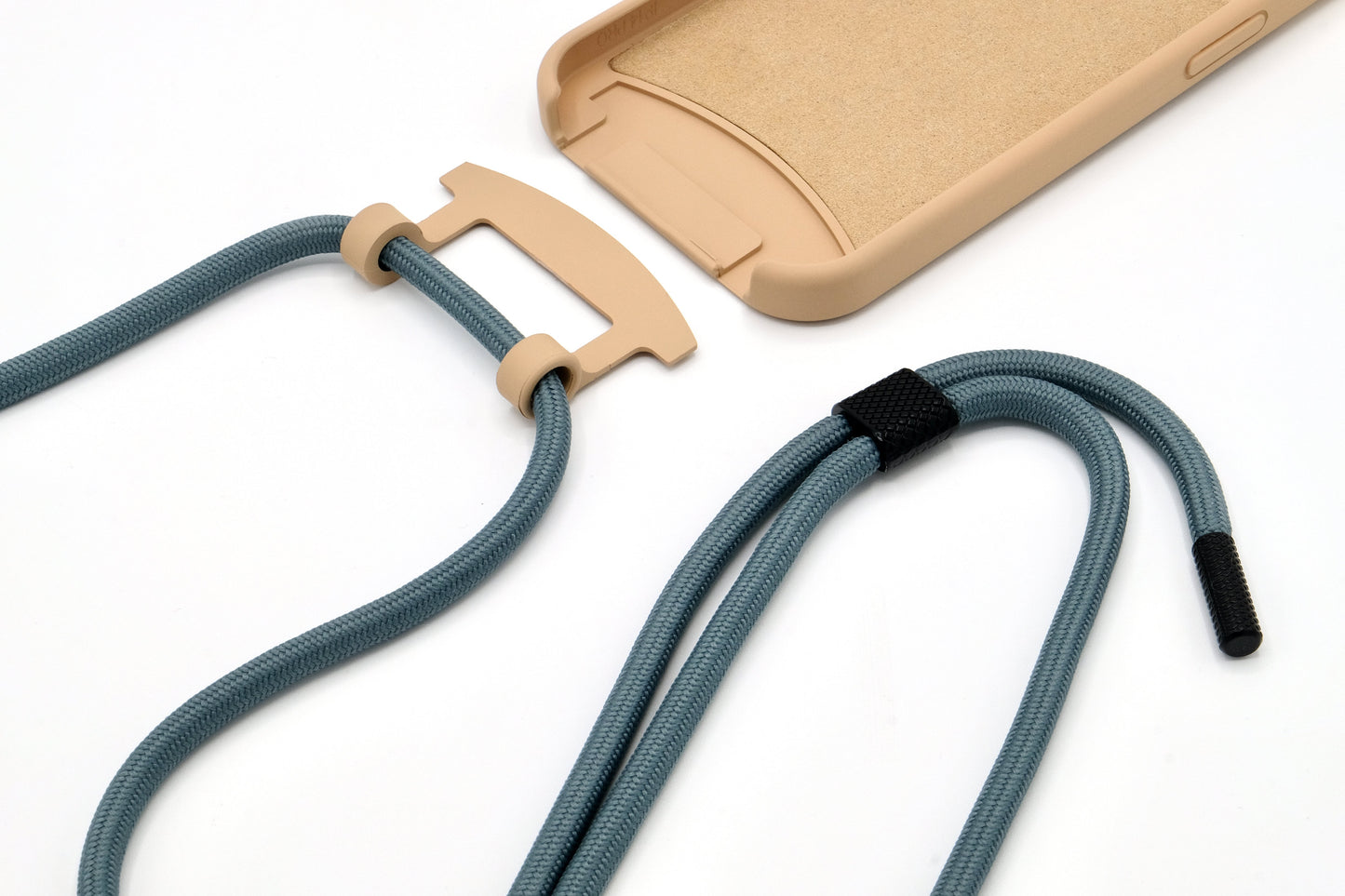 iPhone 2in1 Macadamia - modulare Handykette mit Seil