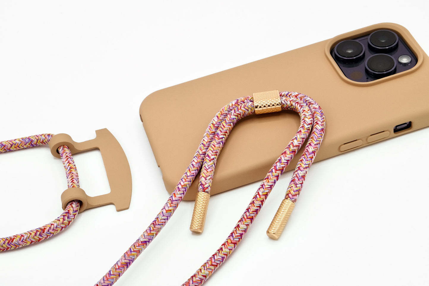 iPhone 2in1 Macadamia - modulare Handykette mit Seil