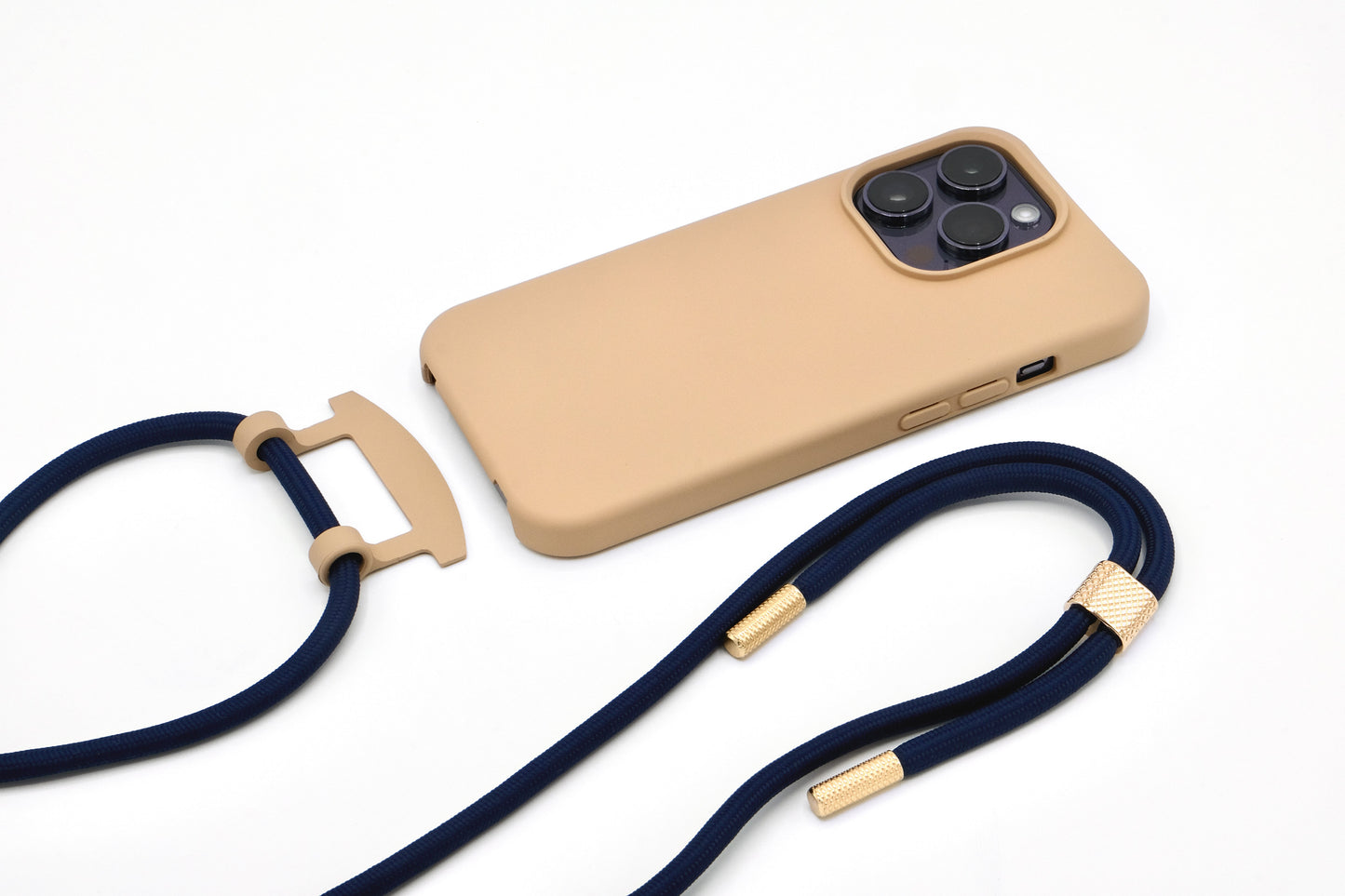 iPhone 2in1 Macadamia - modulare Handykette mit Seil