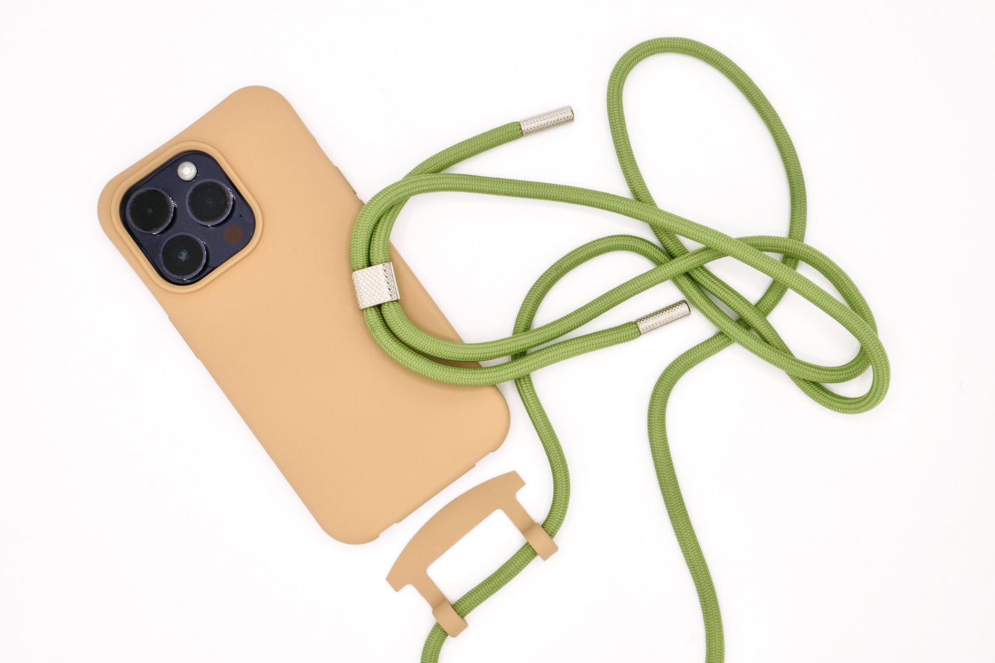 iPhone 2in1 Macadamia - modulare Handykette mit Seil