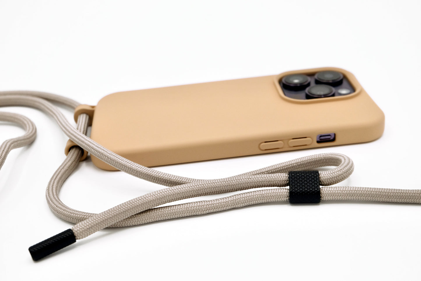 iPhone 2in1 Macadamia - modulare Handykette mit Seil