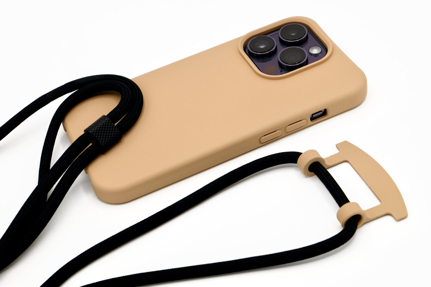 iPhone 2in1 Macadamia - modulare Handykette mit Seil