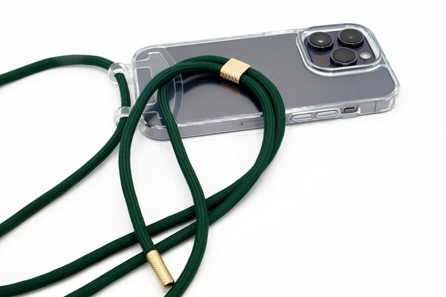 iPhone 2in1 Transparent - modulare Handykette mit Seil