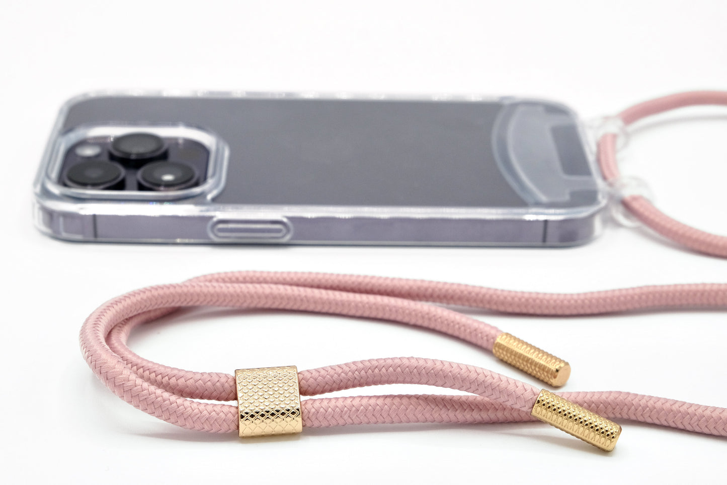 iPhone 2in1 Transparent - modulare Handykette mit Seil