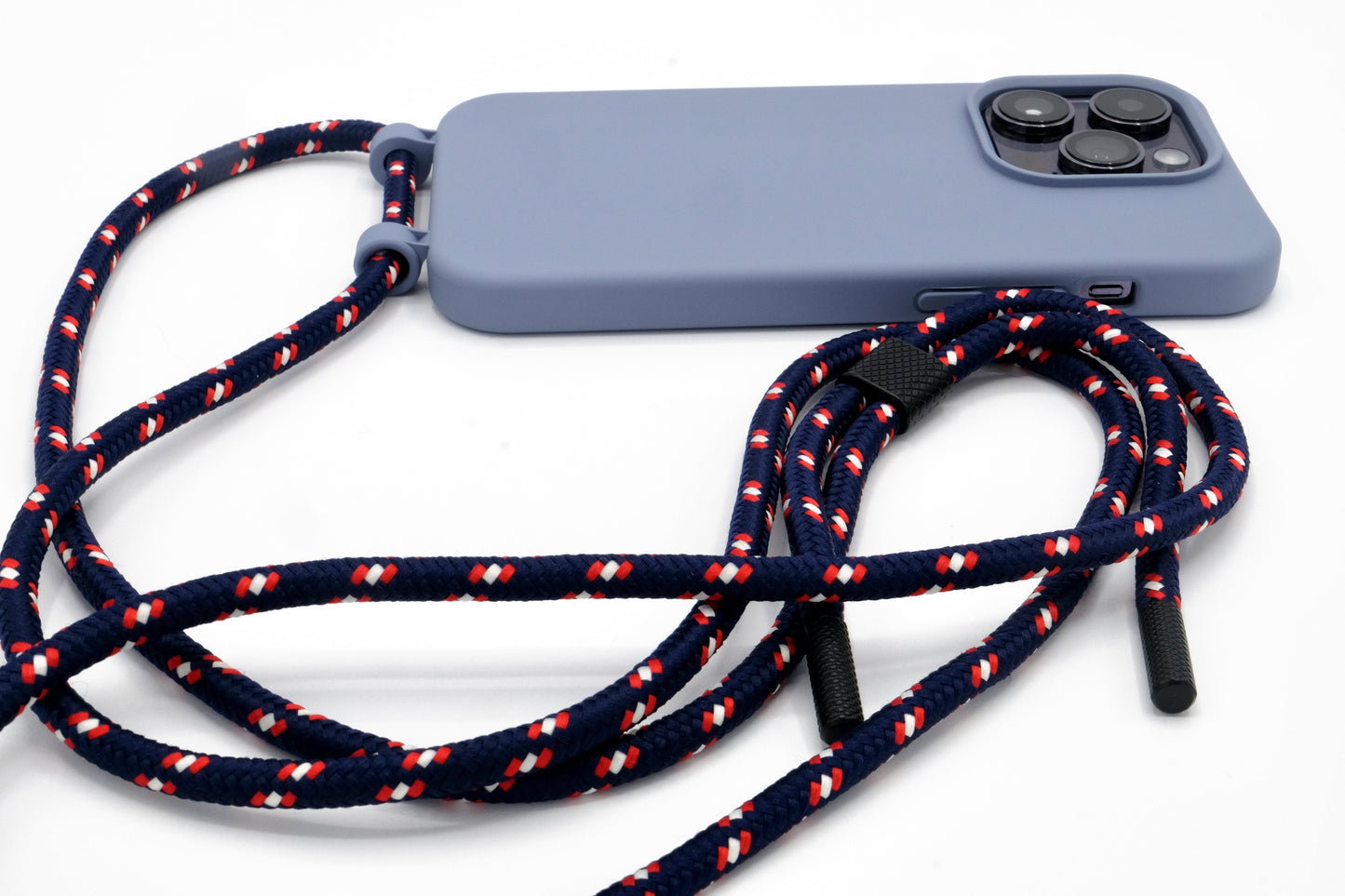 iPhone 2in1 Lavendel - modulare Handykette mit Seil