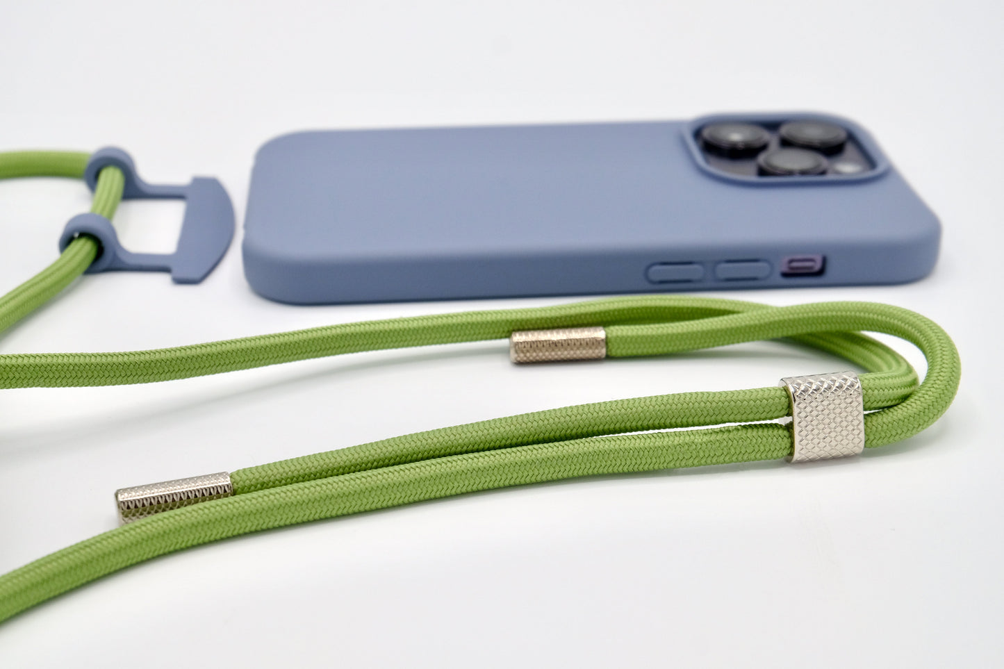 iPhone 2in1 Lavendel - modulare Handykette mit Seil