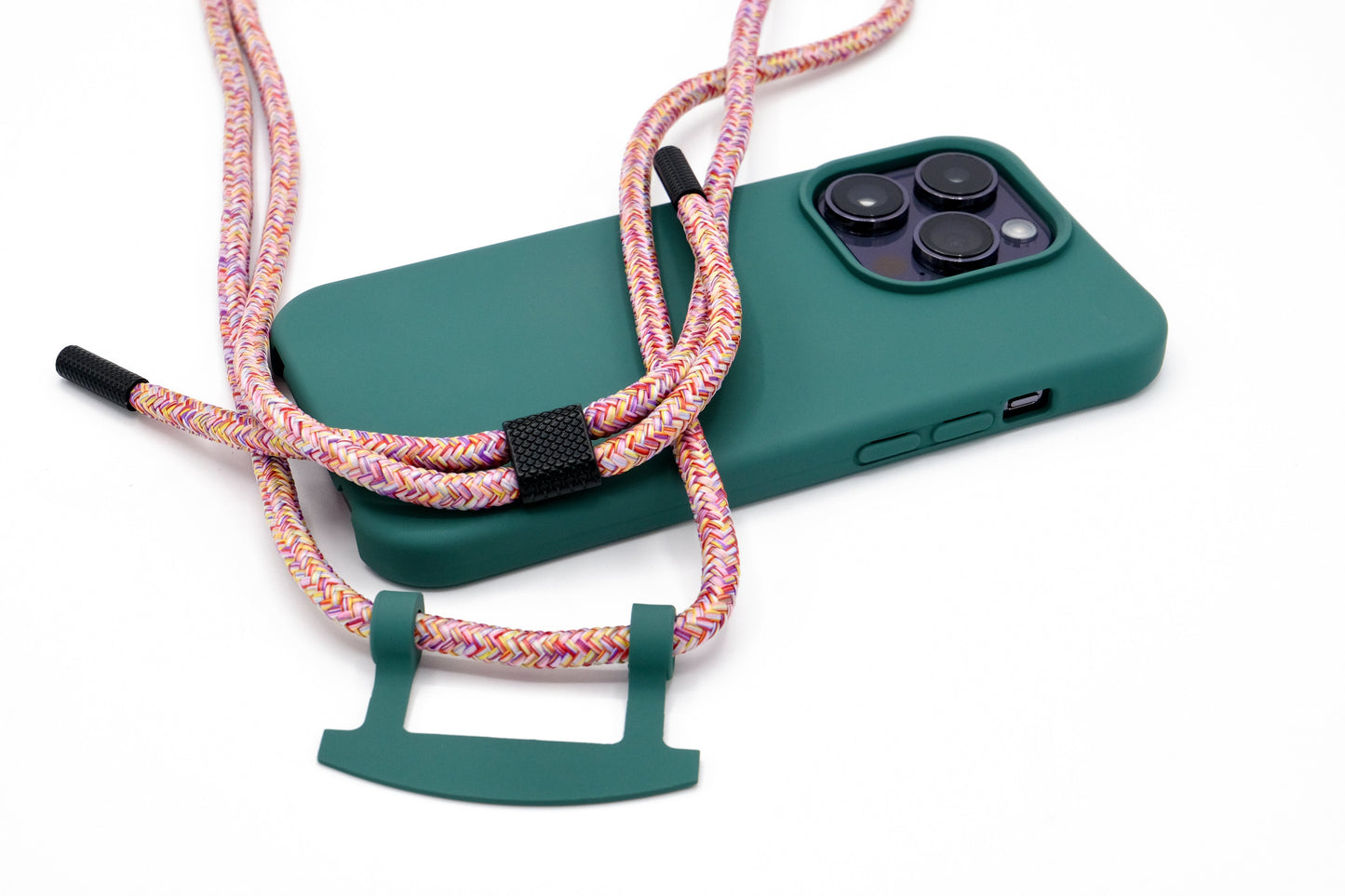 iPhone 2in1 Petrol - modulare Handykette mit Seil