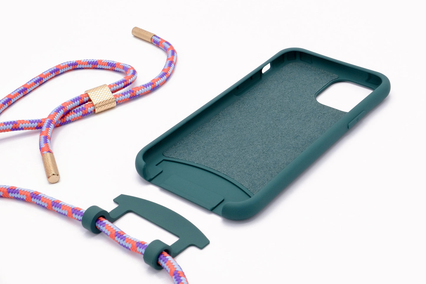iPhone 2in1 Petrol - modulare Handykette mit Seil