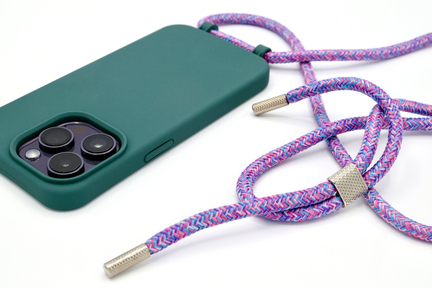iPhone 2in1 Petrol - modulare Handykette mit Seil