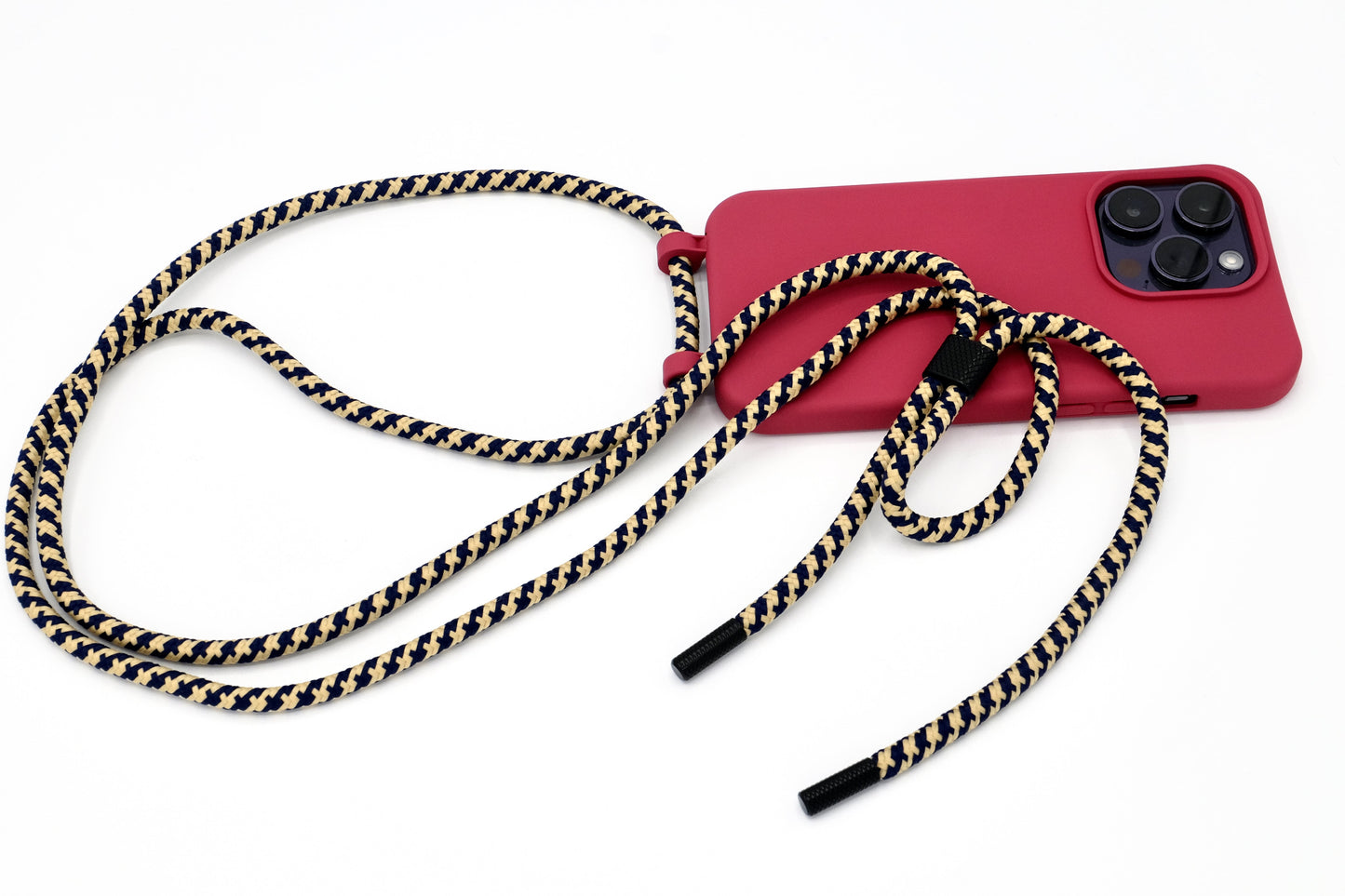 iPhone 2in1 Raspberry - modulare Handykette mit Seil