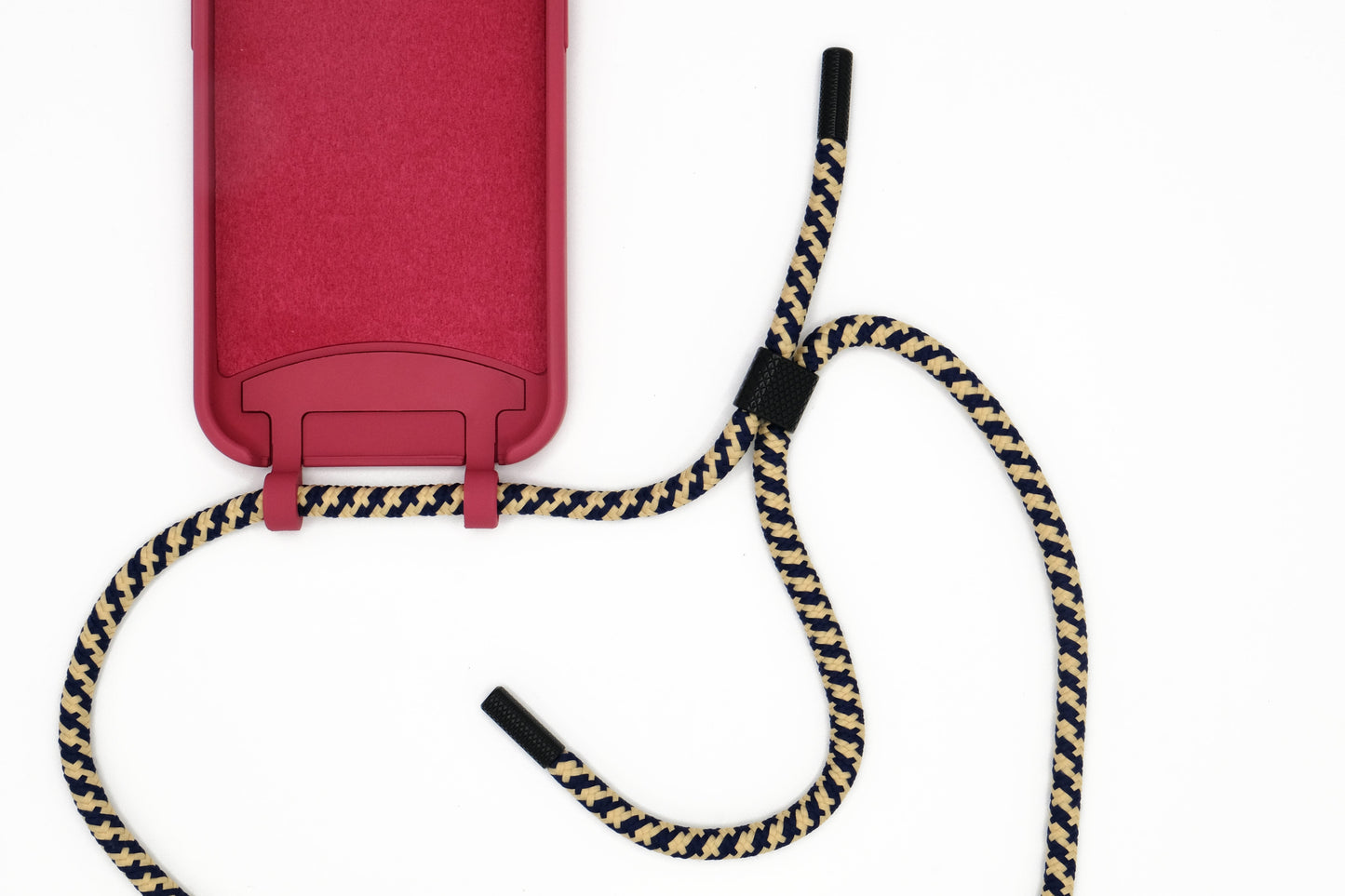 iPhone 2in1 Raspberry - modulare Handykette mit Seil