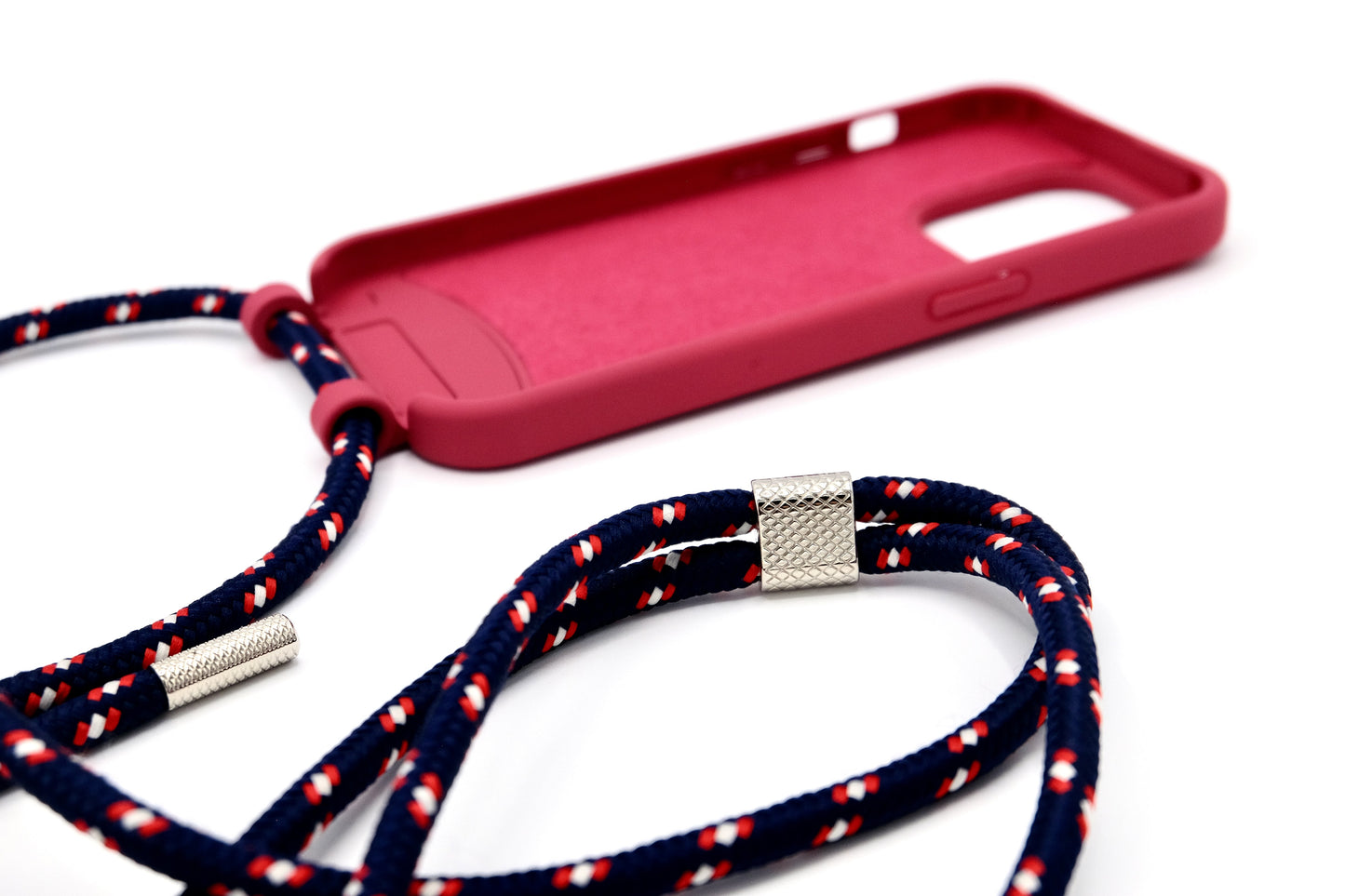 iPhone 2in1 Raspberry - modulare Handykette mit Seil