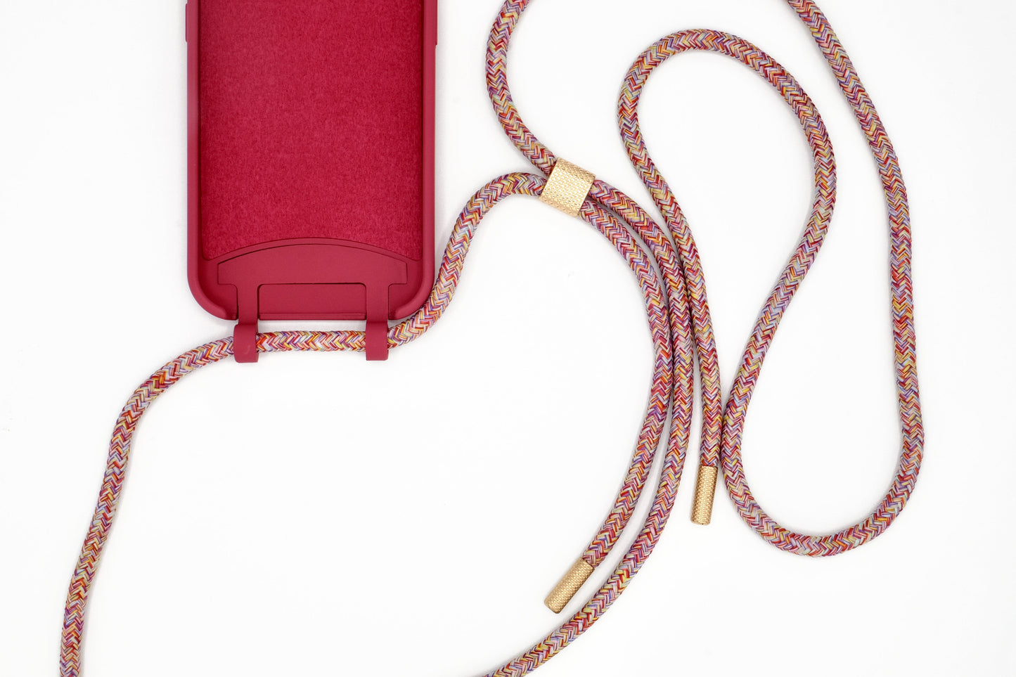 iPhone 2in1 Raspberry - modulare Handykette mit Seil