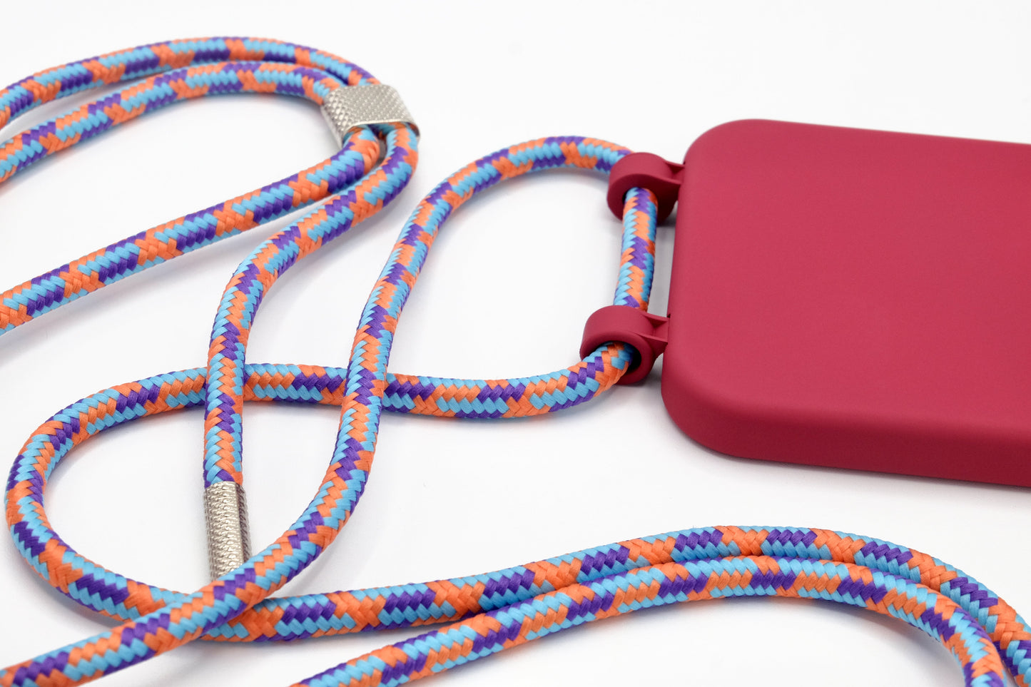 iPhone 2in1 Raspberry - modulare Handykette mit Seil
