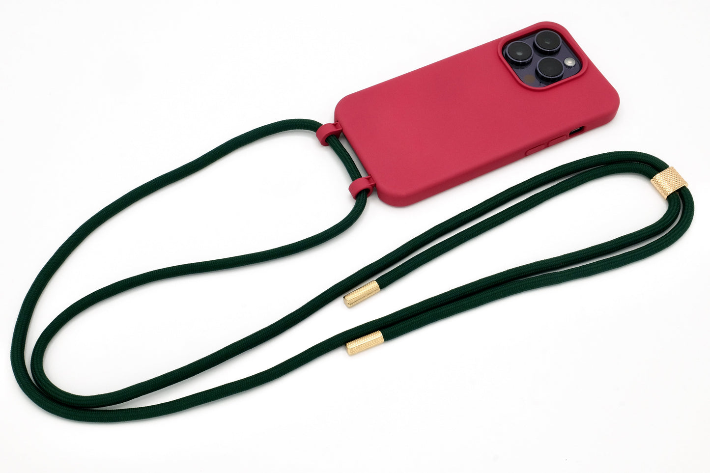 iPhone 2in1 Raspberry - modulare Handykette mit Seil