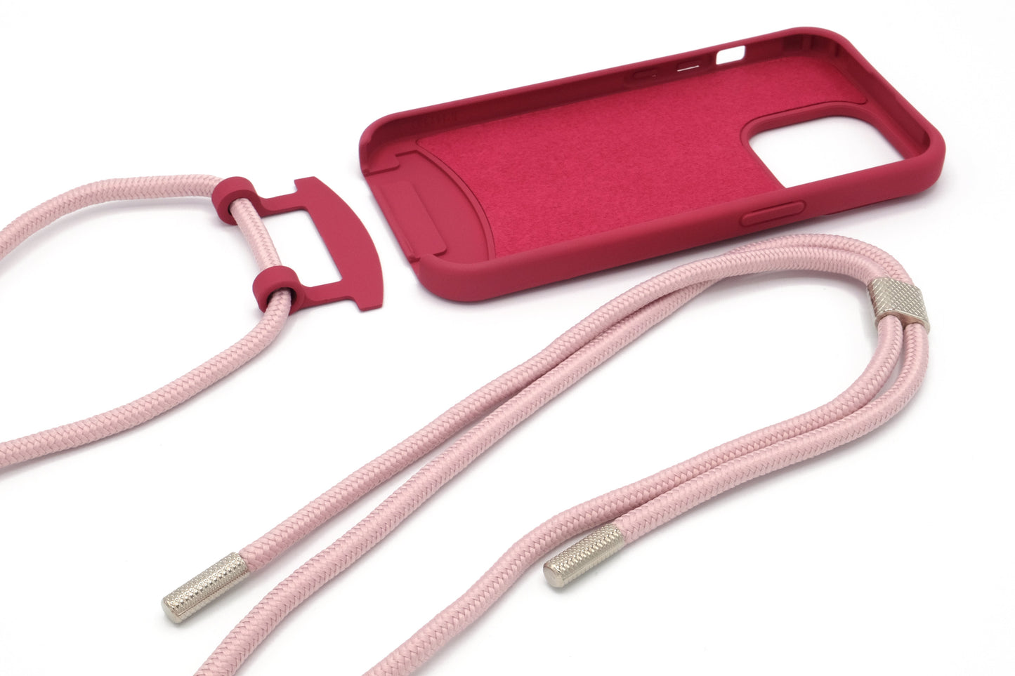 iPhone 2in1 Raspberry - modulare Handykette mit Seil