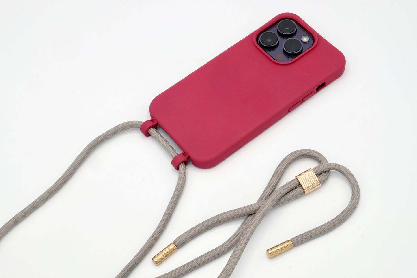 iPhone 2in1 Raspberry - modulare Handykette mit Seil