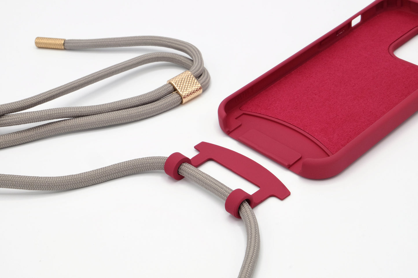 iPhone 2in1 Raspberry - modulare Handykette mit Seil