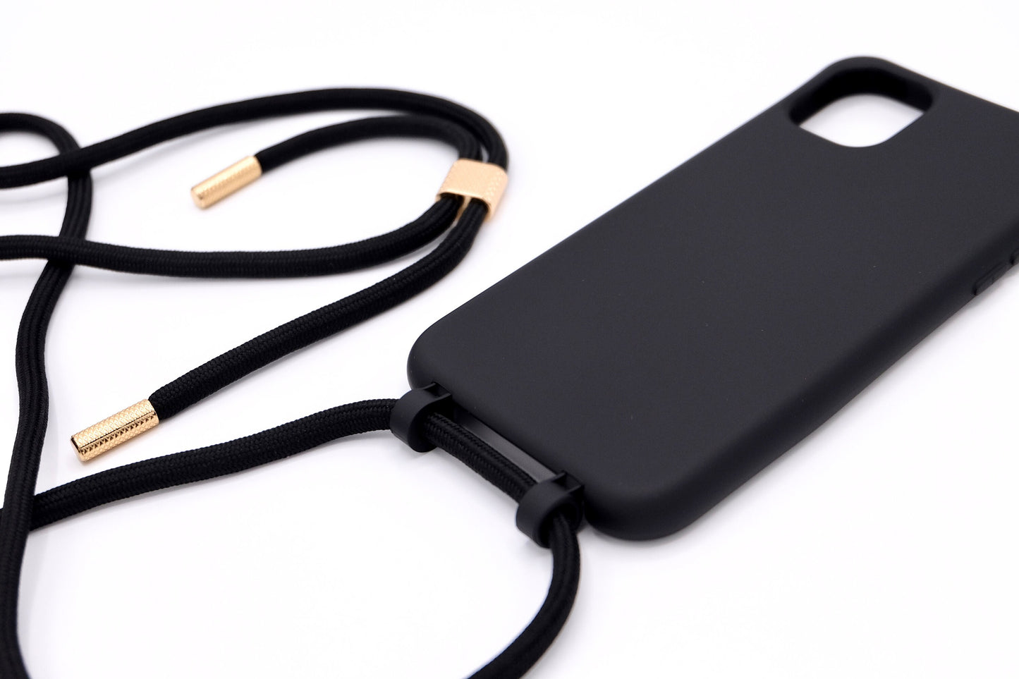 2in1 Hülle mit Ösenclip Schwarz