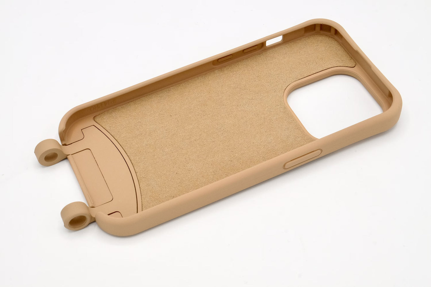 2in1 Hülle mit Ösenclip Macadamia