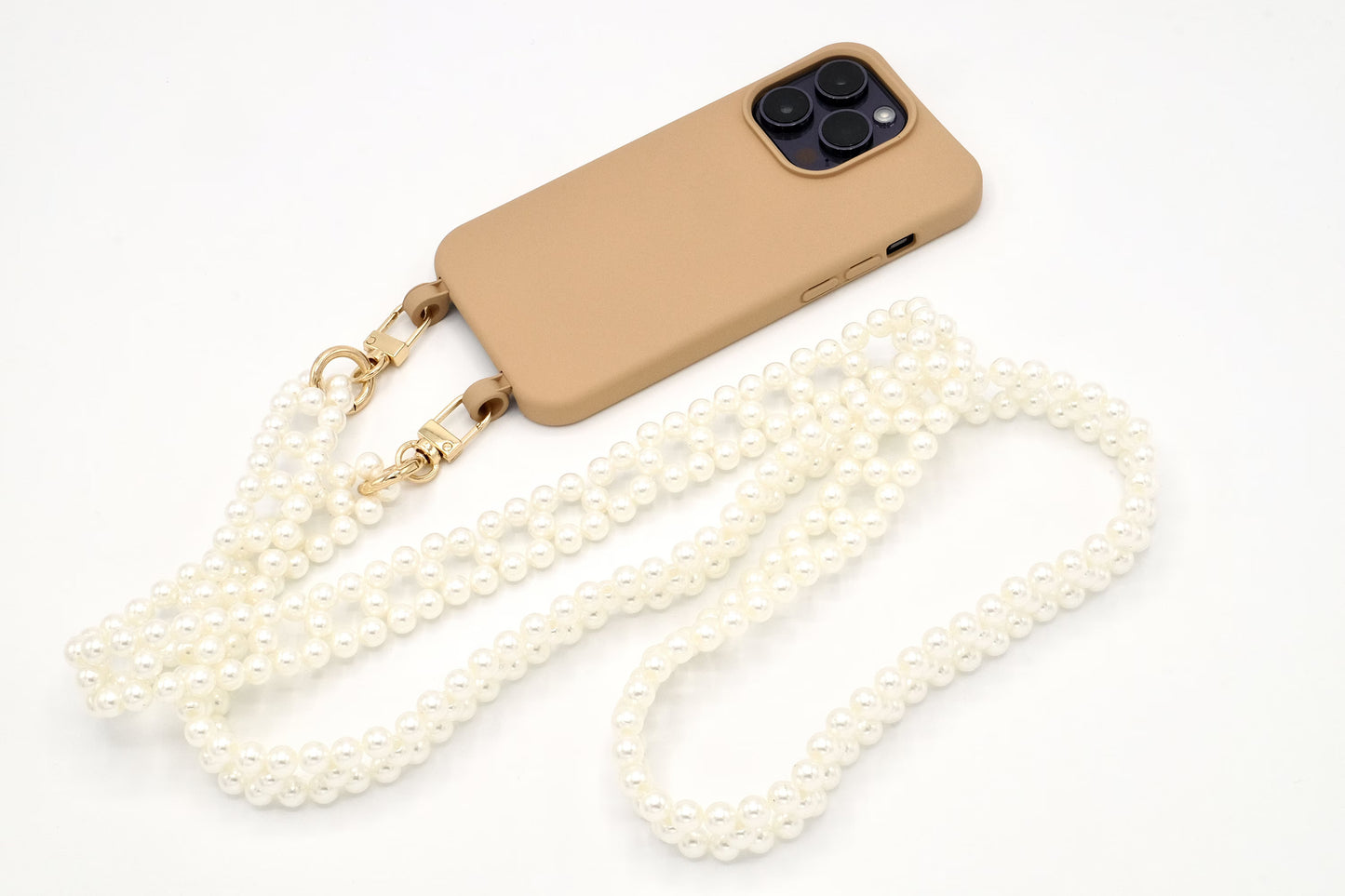 2in1 Hülle mit Ösenclip Macadamia