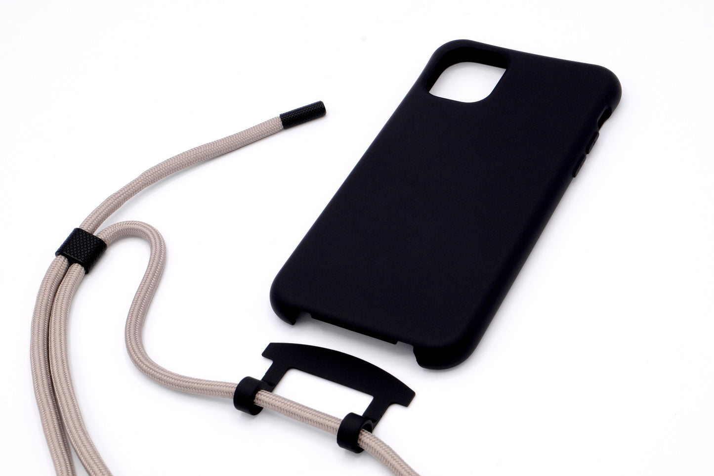 Samsung 2in1 Schwarz - modulare Handykette mit Seil