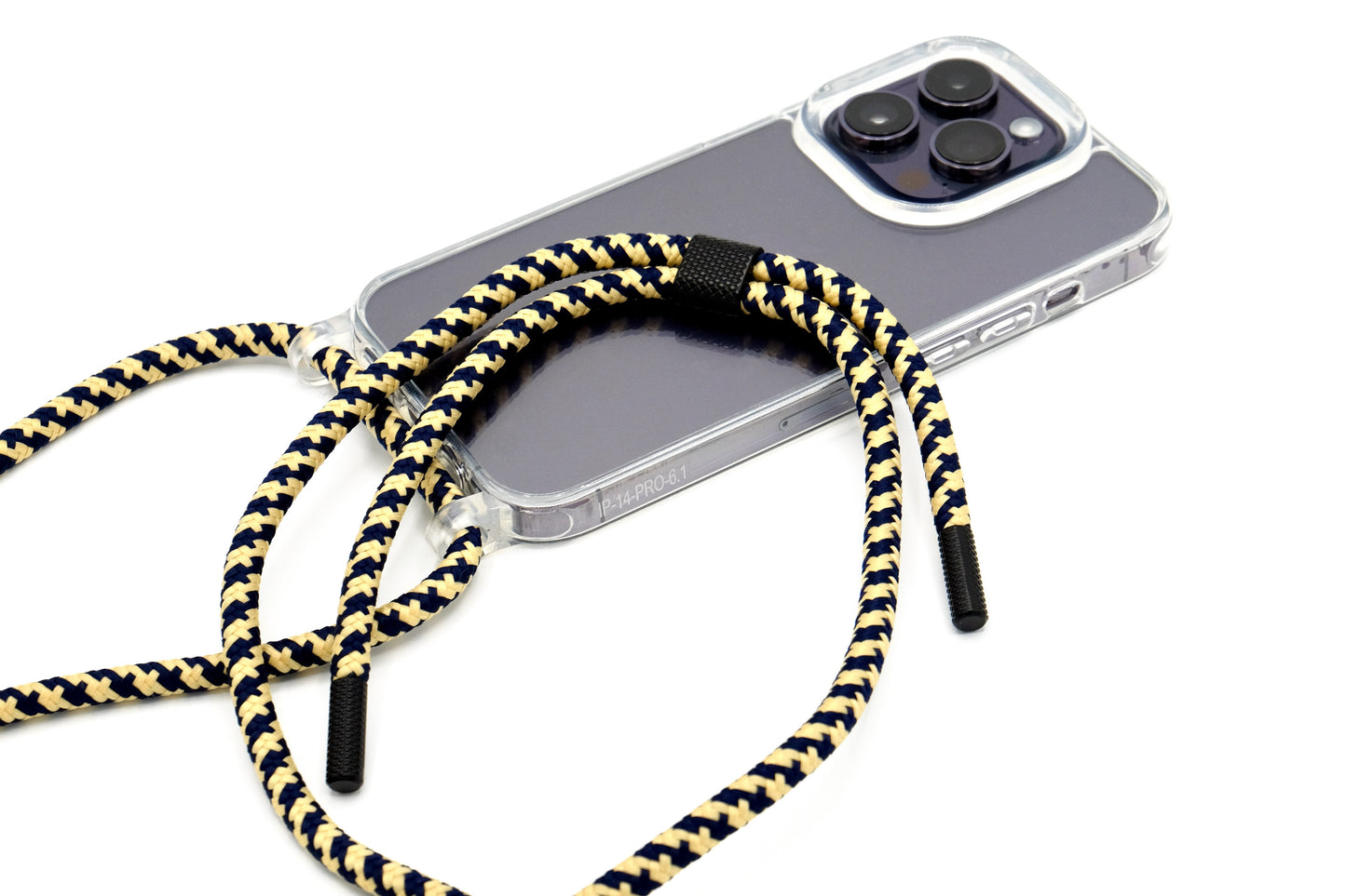 iPhone Handykette - transparente Hülle mit Wechselseil