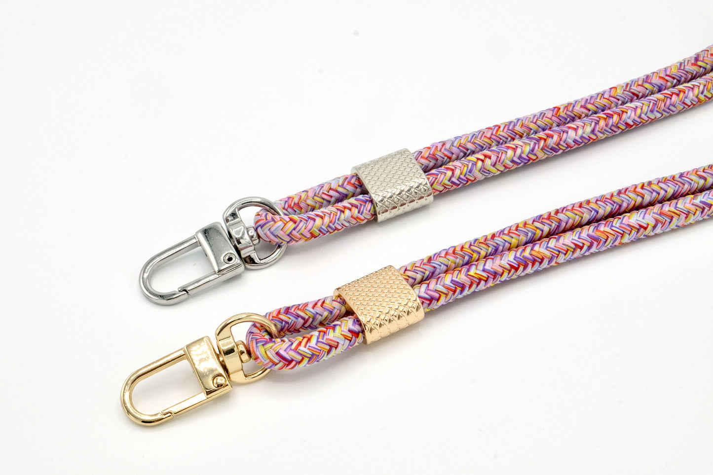 Schlüsselanhänger mit Karabiner Bunt