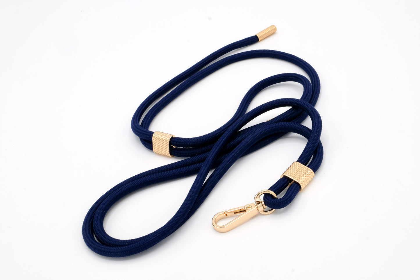 Universal Handykette Kordel mit Karabiner Dunkelblau