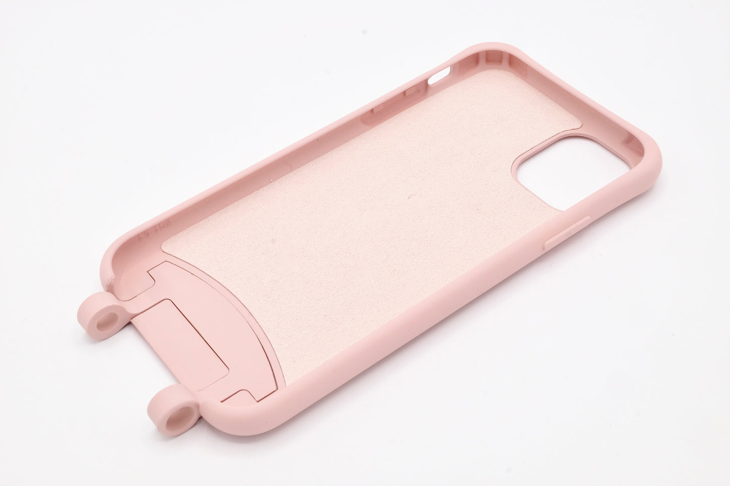 2in1 Hülle mit Ösenclip Puder Rosa