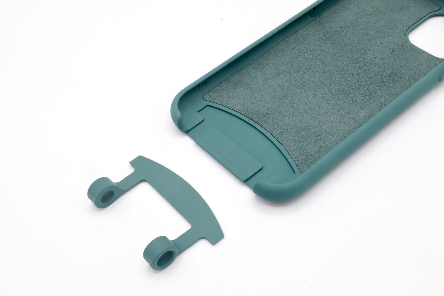 2in1 Hülle mit Ösenclip Petrol