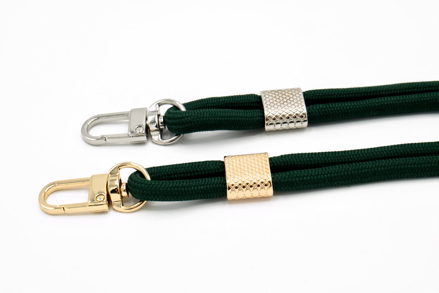 Schlüsselanhänger mit Karabiner Dunkelgrün