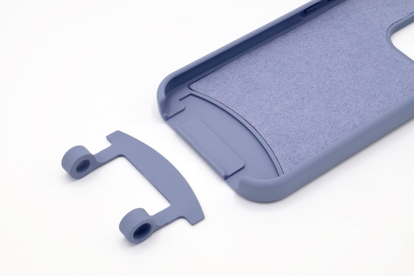 2in1 Hülle mit Ösenclip Lavendel