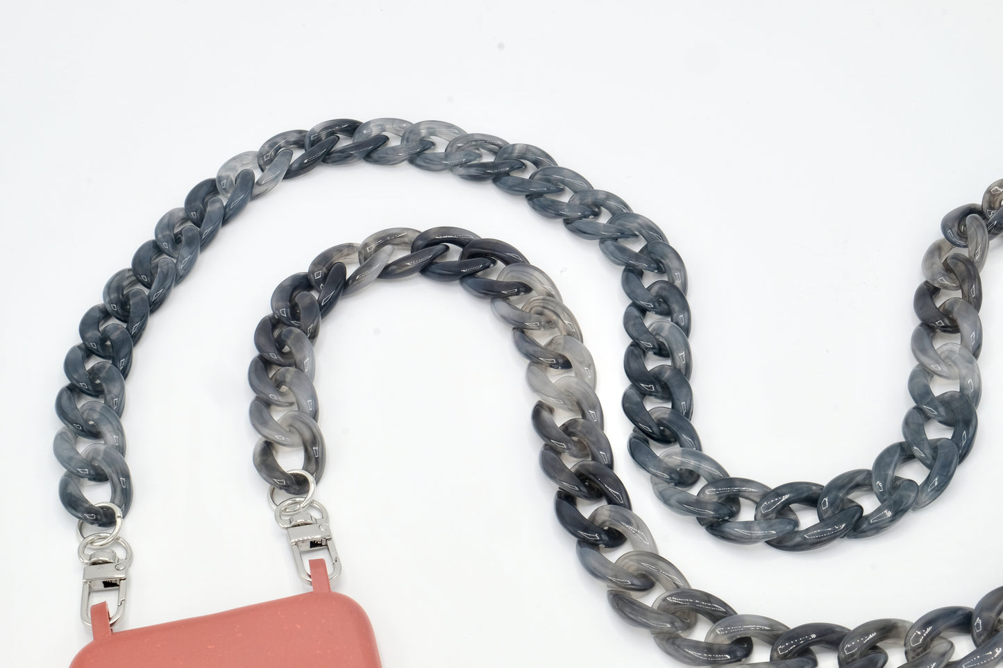 Handykette - Acryl Glieder lang Anthrazit