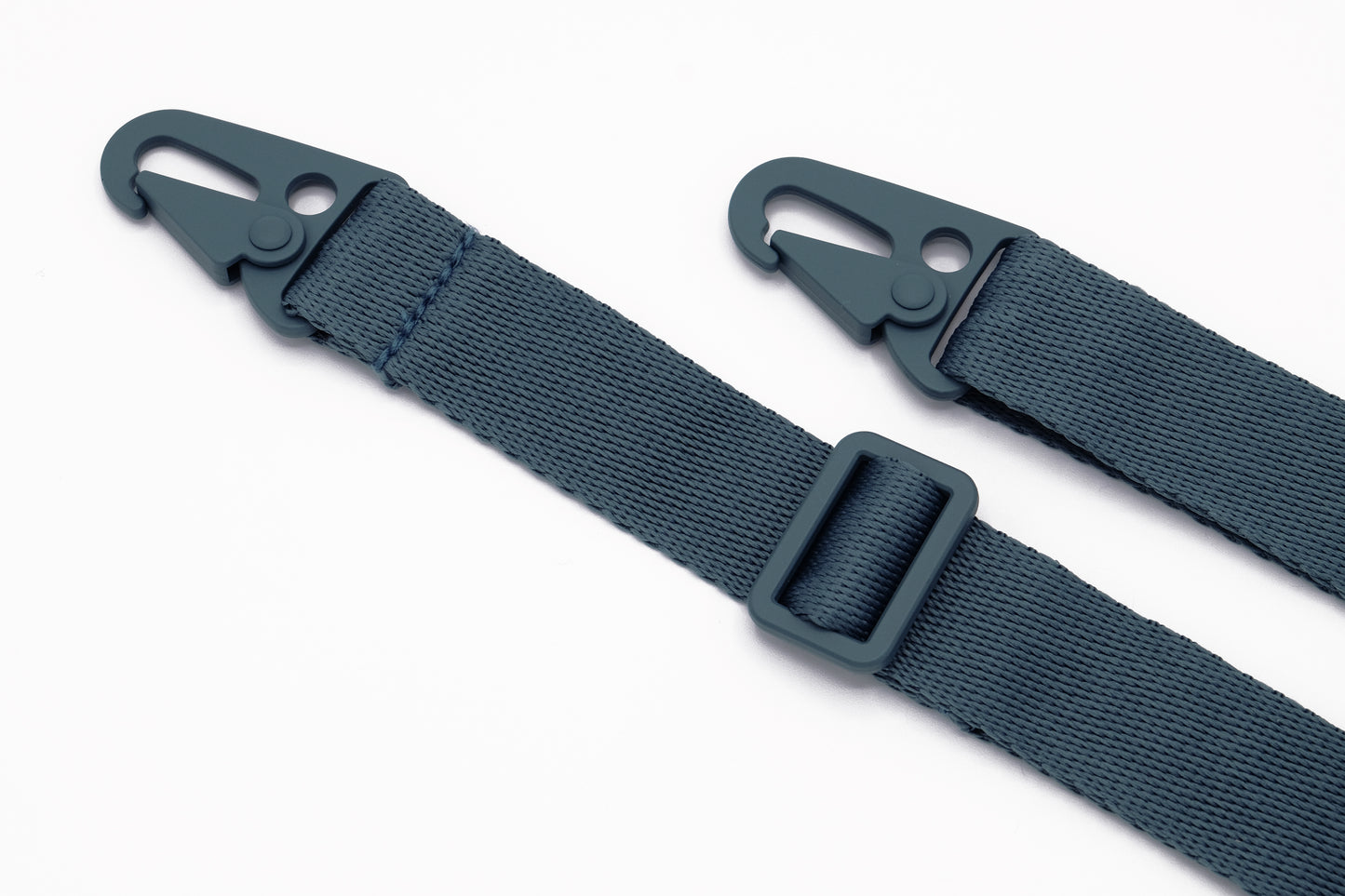 Handykette - Gurt mit Karabinern Blaugrau