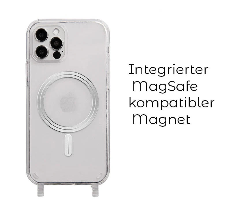 MagSafe Handyhülle mit Ösen TRANSPARENT
