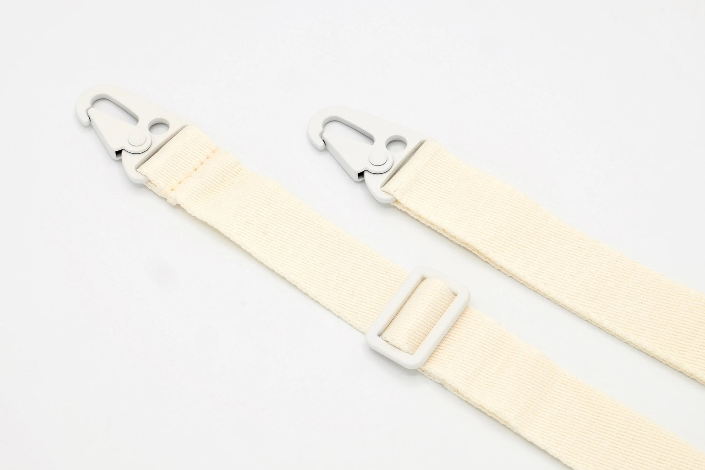 Handykette - Gurt mit Karabinern Creme