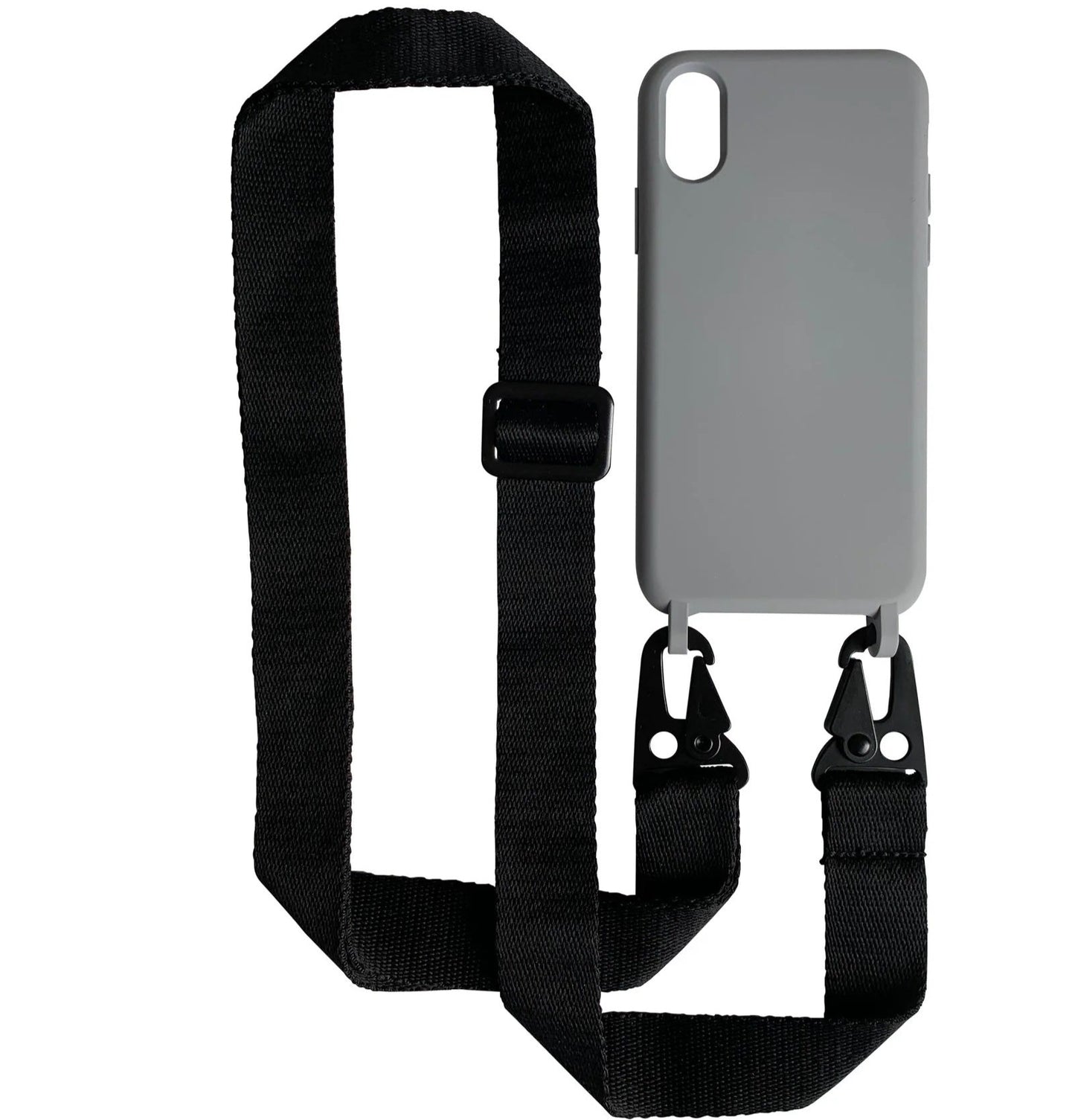 Case mit Ösen "Silk Touch" Grau