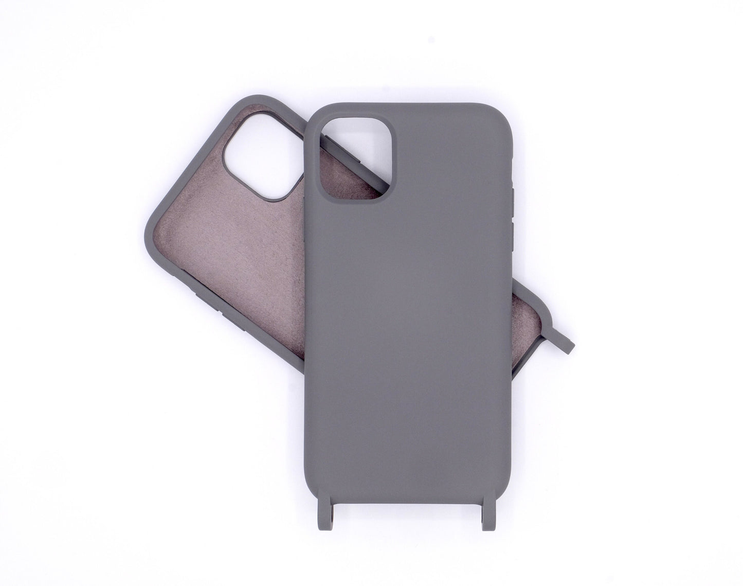 Case mit Ösen "Silk Touch" Grau
