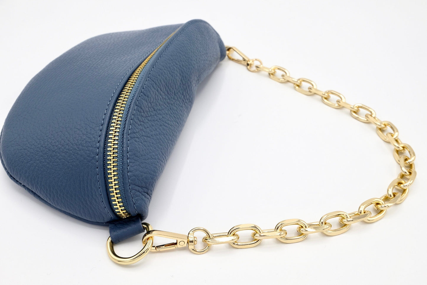 Kurze Handykette - Metall Gold