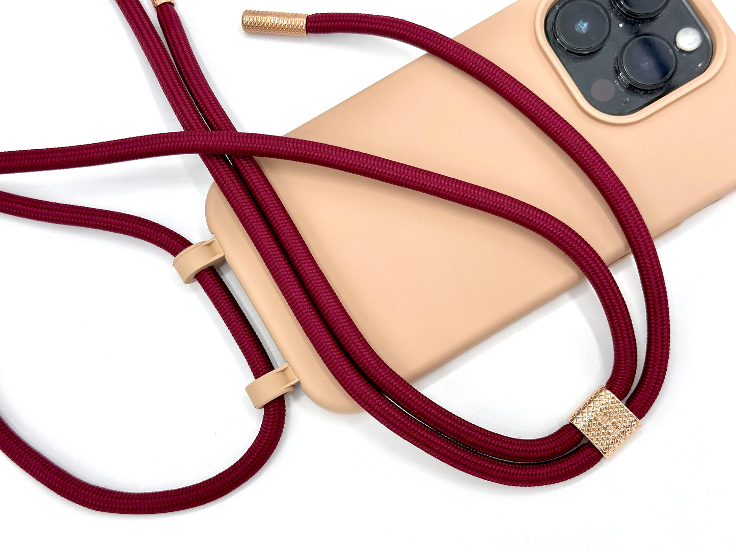 iPhone 2in1 Macadamia - modulare Handykette mit Seil iPhone 17 Pro