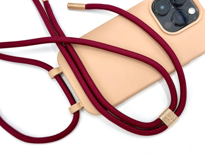 iPhone 2in1 Macadamia - modulare Handykette mit Seil iPhone 17 Pro