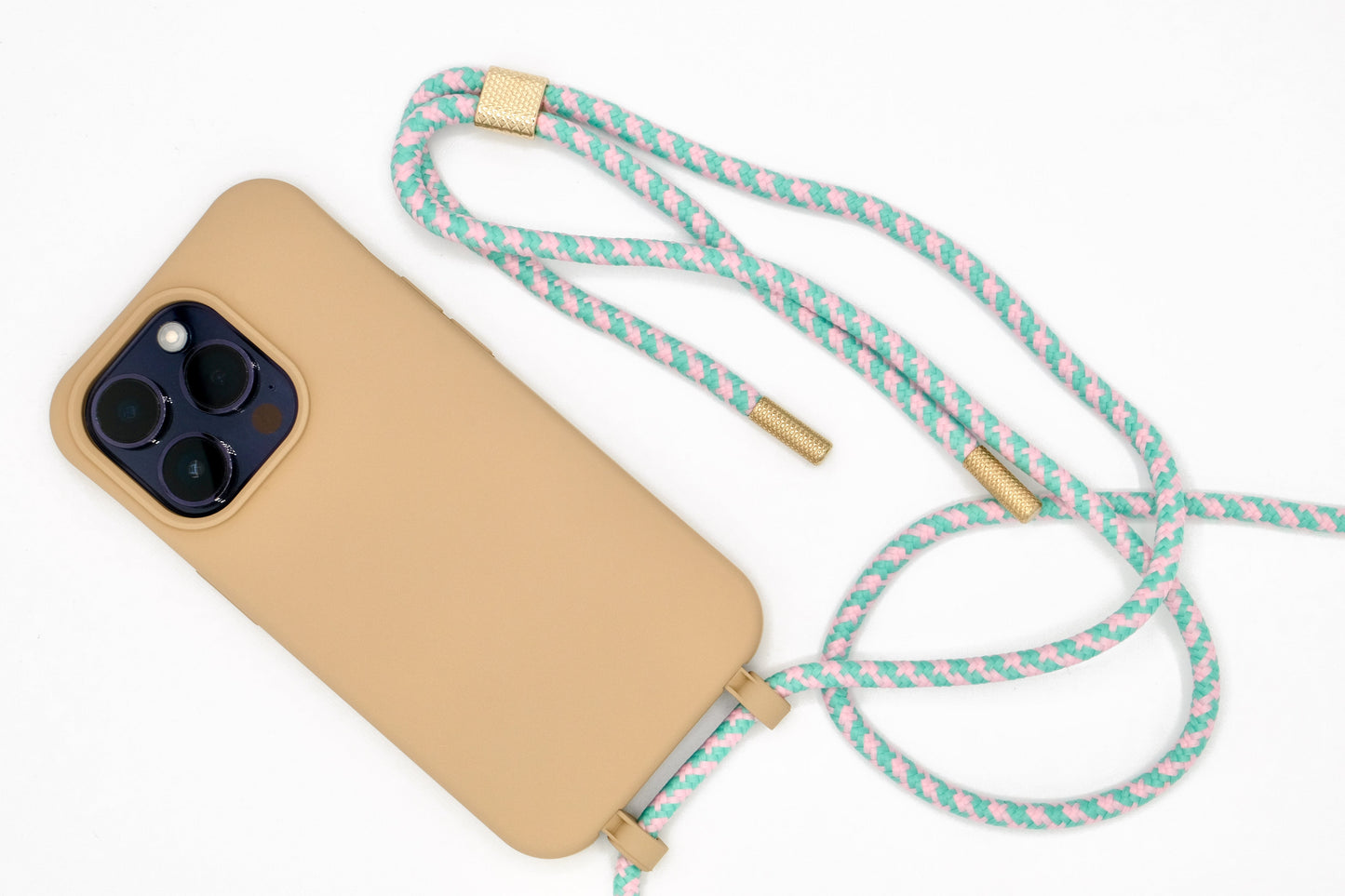 iPhone 2in1 Macadamia - modulare Handykette mit Seil