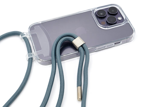 iPhone 2in1 Transparent - modulare Handykette mit Seil