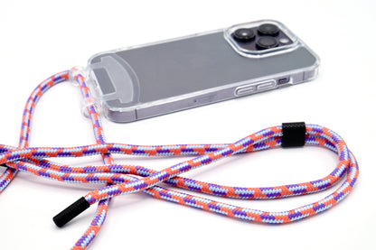 iPhone 2in1 Transparent - modulare Handykette mit Seil