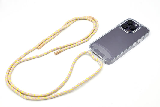 iPhone 2in1 Transparent - modulare Handykette mit Seil