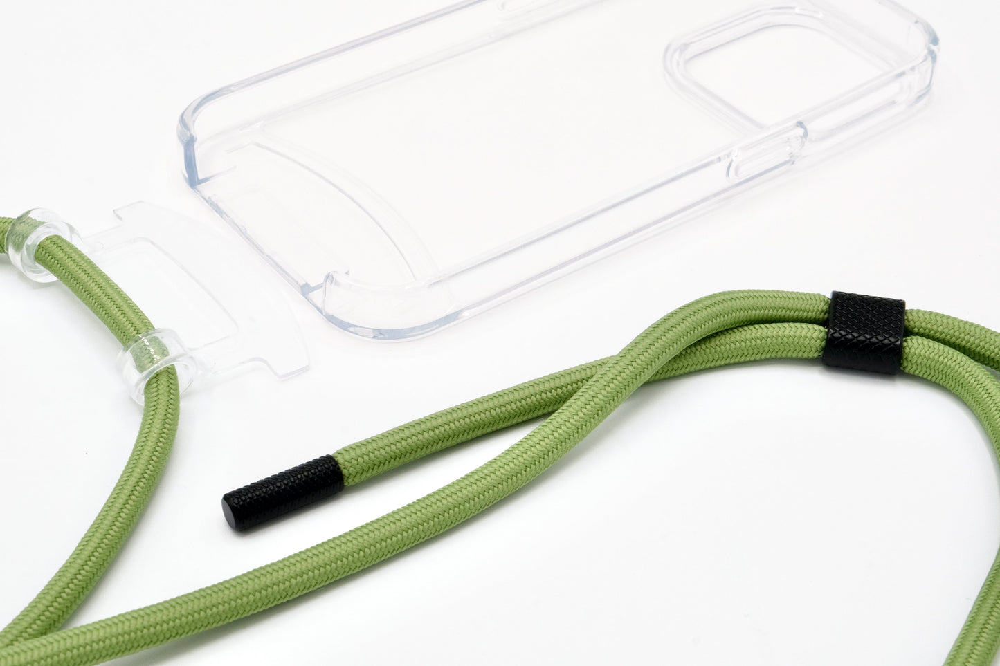 iPhone 2in1 Transparent - modulare Handykette mit Seil