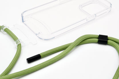 iPhone 2in1 Transparent - modulare Handykette mit Seil