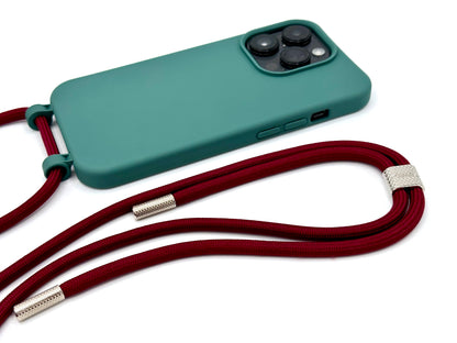 iPhone 2in1 Petrol - modulare Handykette mit Seil