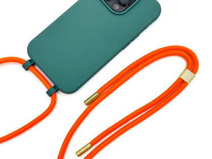 iPhone 2in1 Petrol - modulare Handykette mit Seil